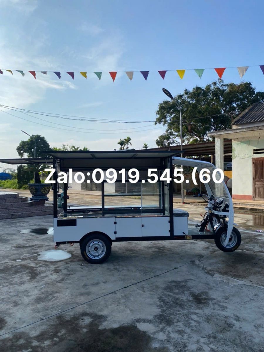 xe điện bán hàng/